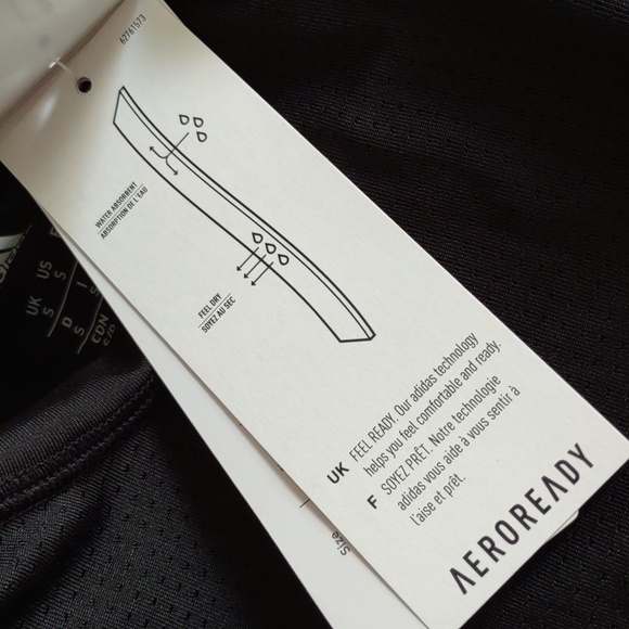 NWT Adidas Boy's Small Aeroready Force Padded Compression Integrated Black Shirt - Picture 7 of 16